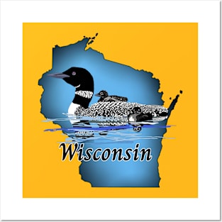 Wisconsin Loon Posters and Art